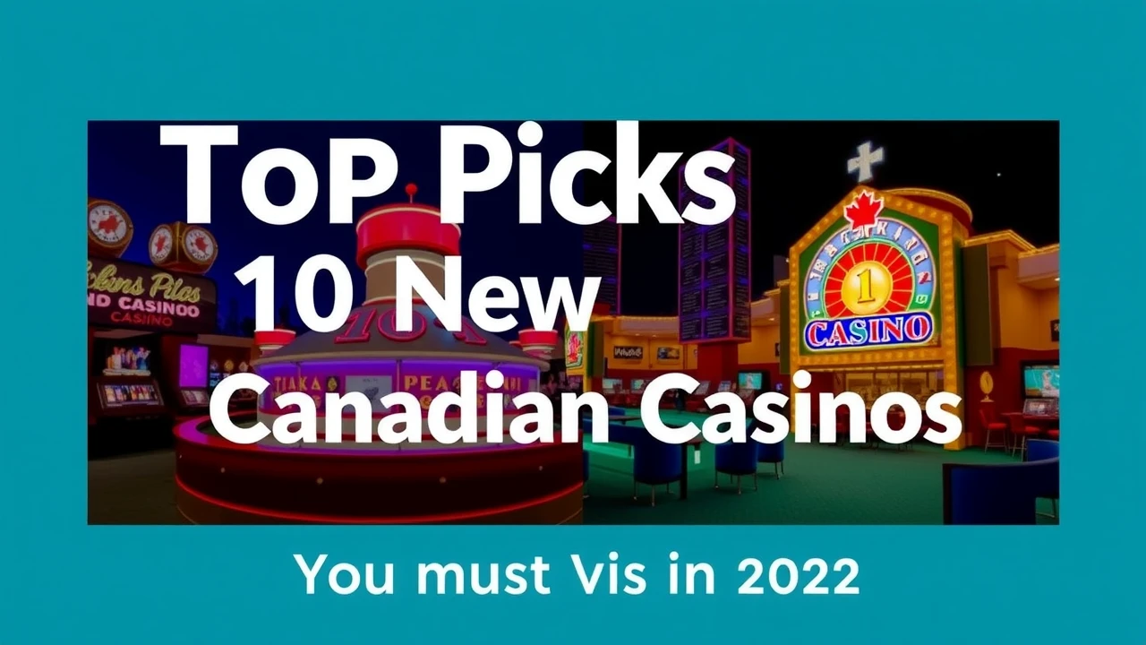 Top Picks 10 New Canadian Casinos You Must Visit in 2022